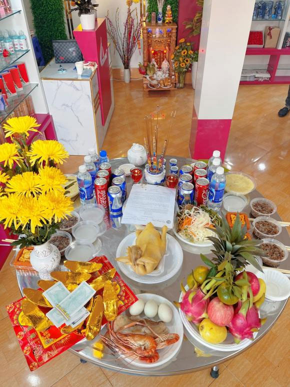 Mâm cúng ông Đia 