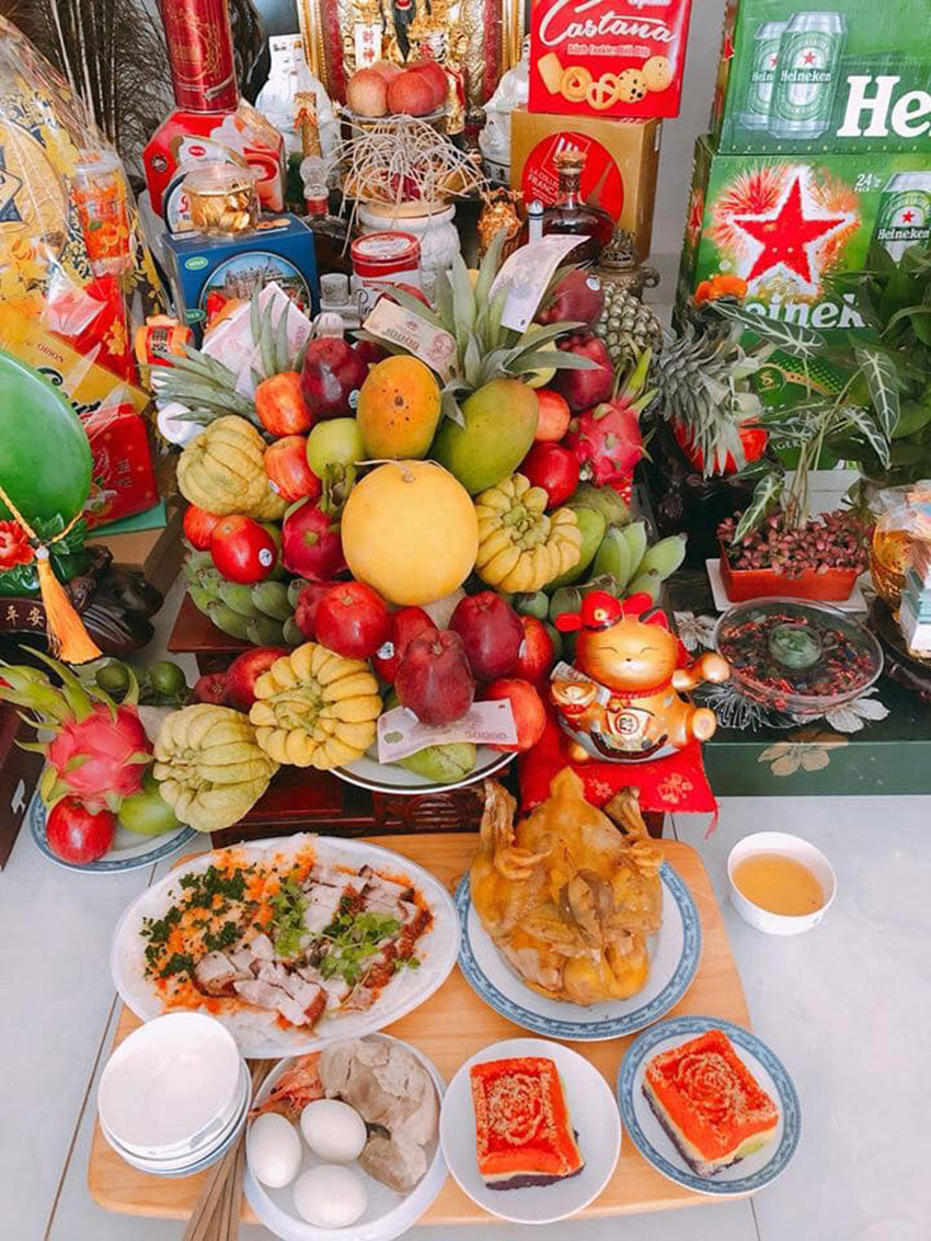 Mâm cúng ông Địa