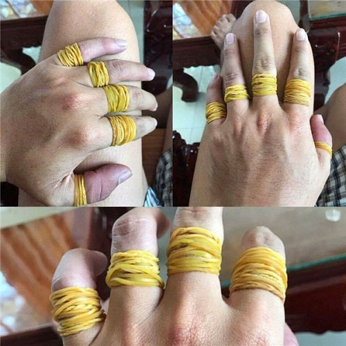 Hình ảnh hài hước ngày vía Thần Tài