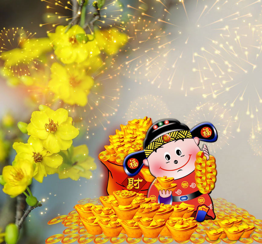 Hình ảnh chúc mừng ngày vía Thần Tài