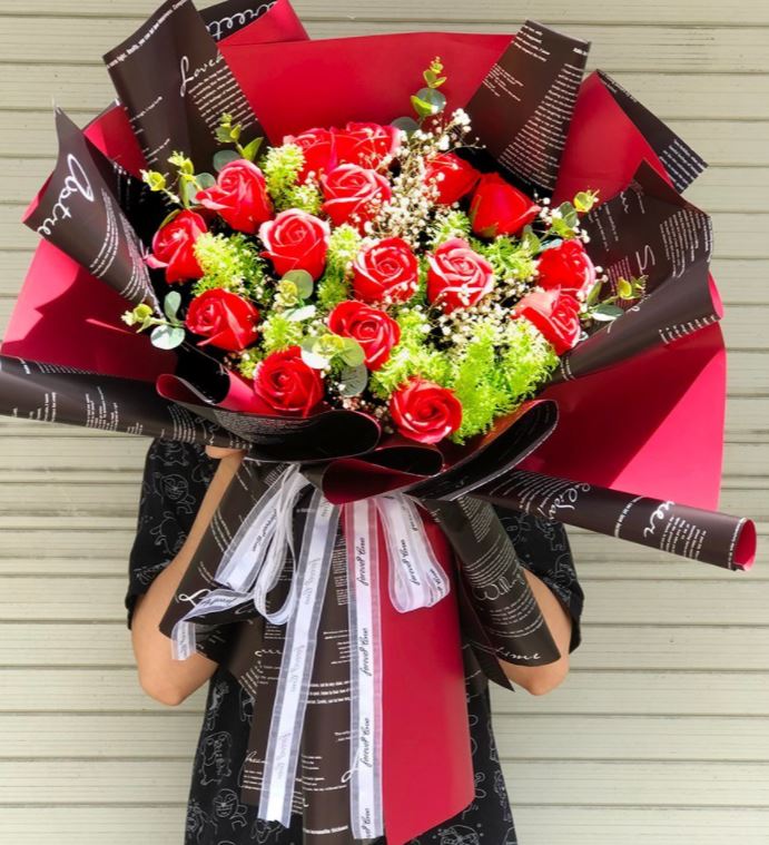 Mẫu hoa Valentine đẹp chúc mừng ngày lễ tình nhân