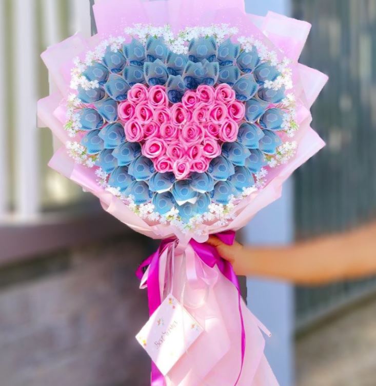 Mẫu hoa Valentine đẹp chúc mừng ngày lễ tình nhân