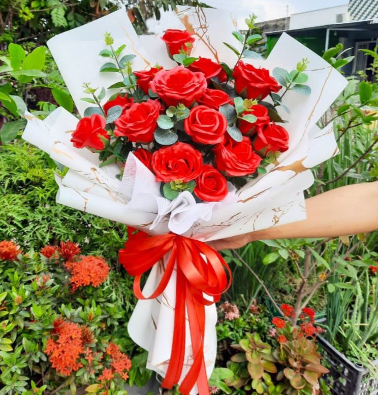 Mẫu hoa Valentine đẹp chúc mừng ngày lễ tình nhân