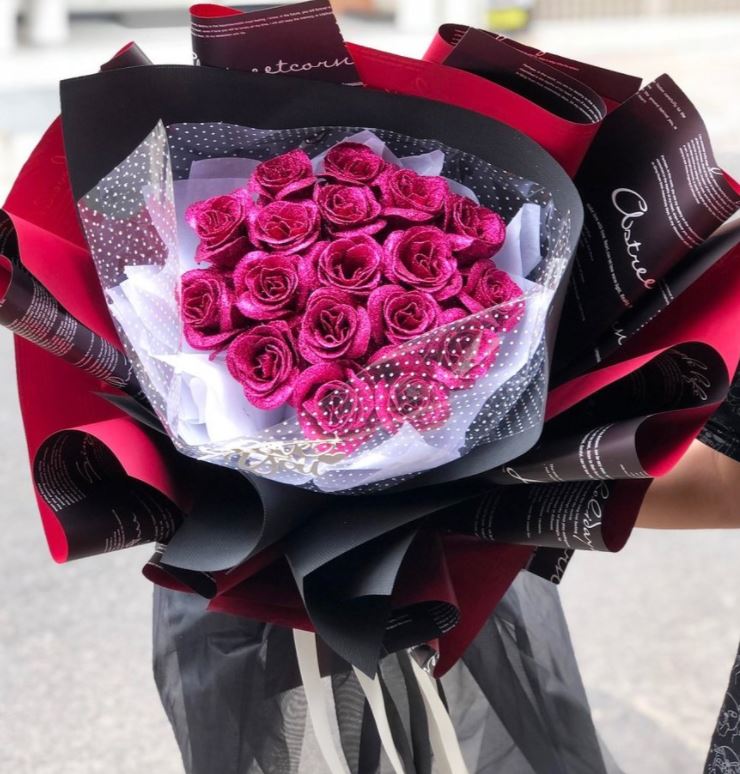 Mẫu hoa Valentine đẹp chúc mừng ngày lễ tình nhân
