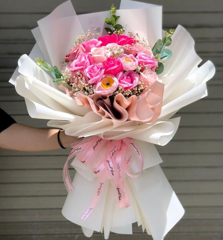 Mẫu hoa Valentine đẹp chúc mừng ngày lễ tình nhân