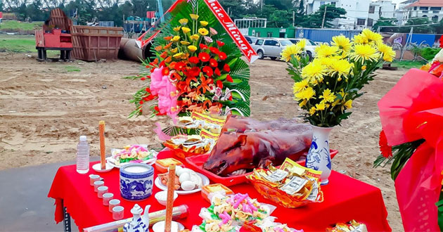 Lễ cúng đổ móng