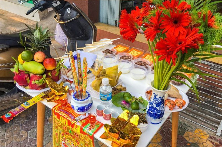 Lễ vật cúng đổ mái