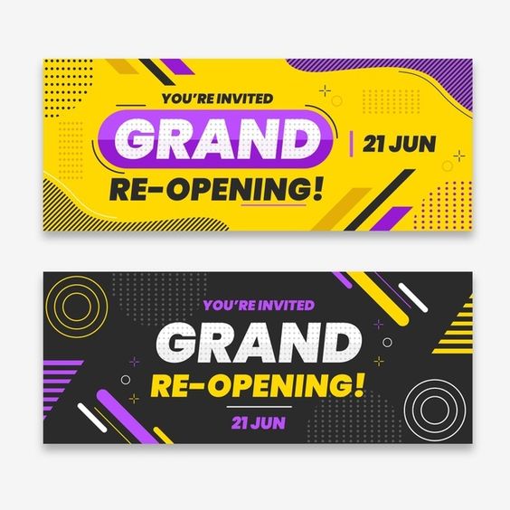 Banner đẹp cho khai trương Banner đẹp cho khai trương
