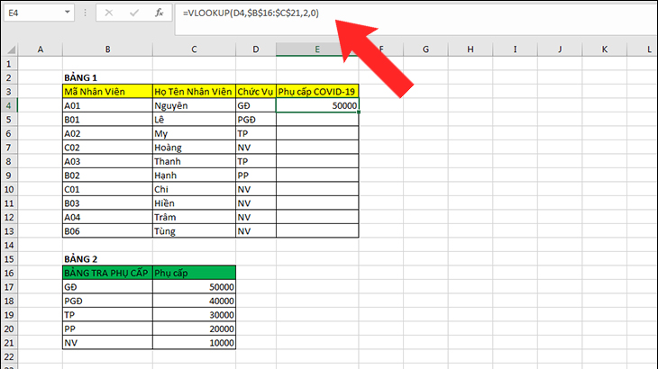Hàm VLOOKUP Hàm VLOOKUP