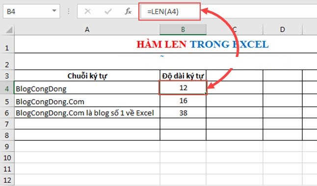 Hàm LEN Hàm LEN