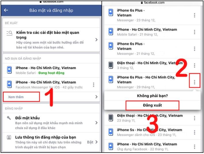 Cách đăng xuất Messenger trên điện thoại iPhone