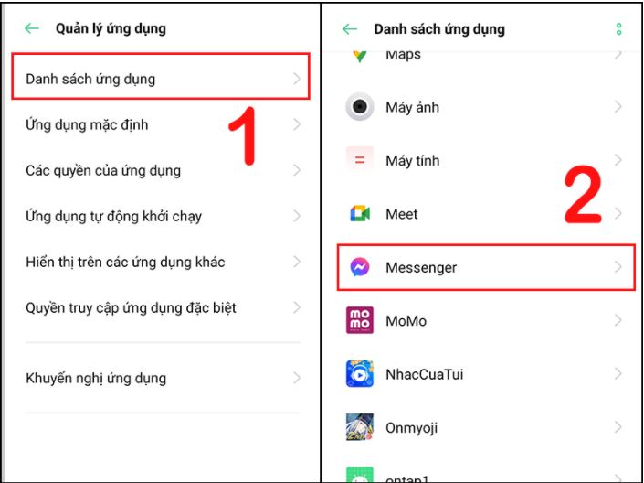 Cách đăng xuất Messenger trên điện thoại Android
