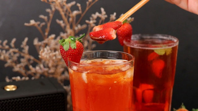 Cách làm trà dâu