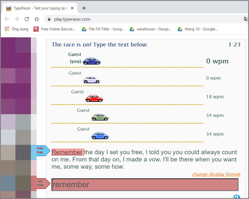 Typeracer Typeracer