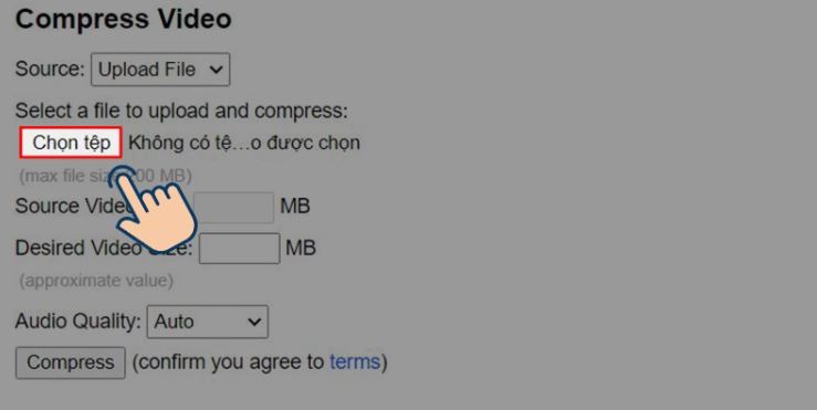 Cách nén video online miễn phí bằng Converter