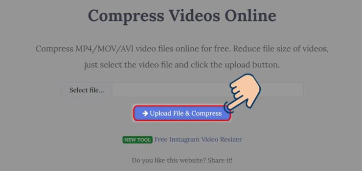 Cách nén video online miễn phí bằng Youcompress