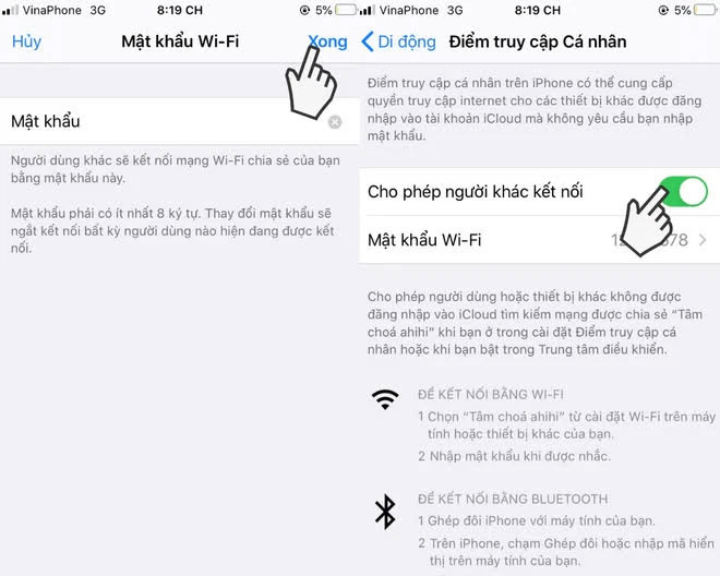 Cách chia sẻ wifi Cách chia sẻ wifi