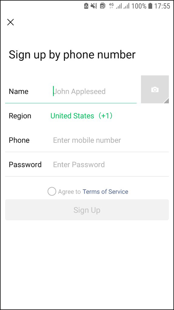 Điền đầy đủ thông tin hồ sơ Wechat