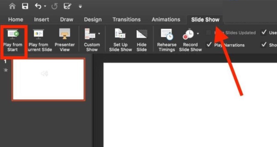 Cách chèn nhạc vào PowerPoint khi bắt đầu trình chiếu
