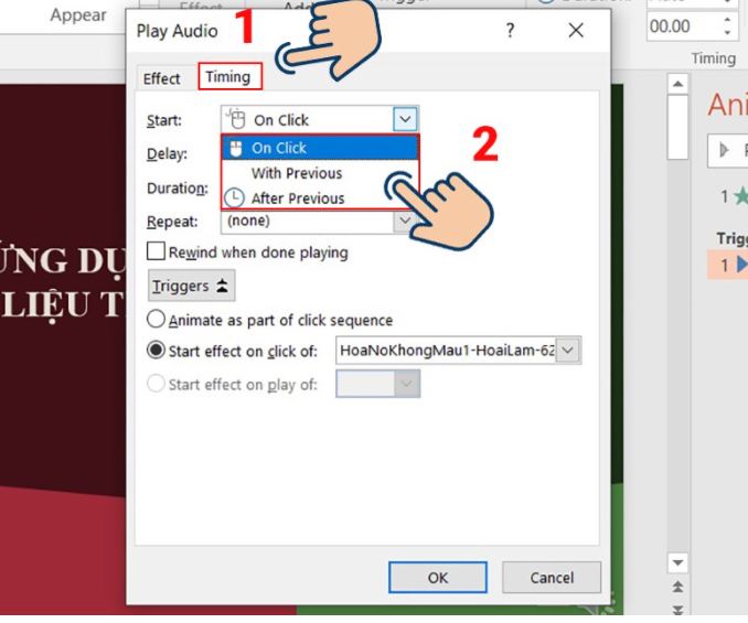 Cách chèn nhạc vào PowerPoint 2016, 2013, 2010