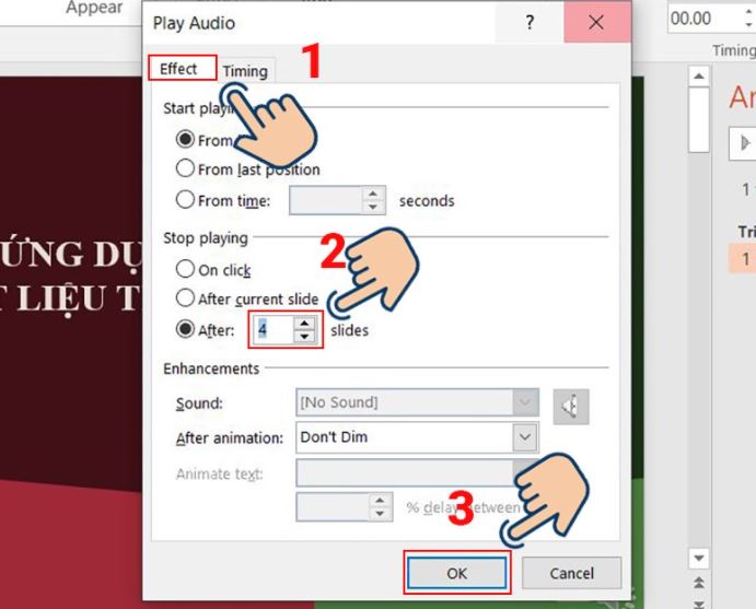 Cách chèn nhạc vào PowerPoint 2016, 2013, 2010