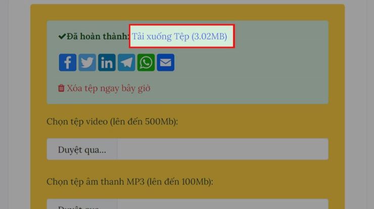 Cách ghép nhạc vào video với Add Audio to Video