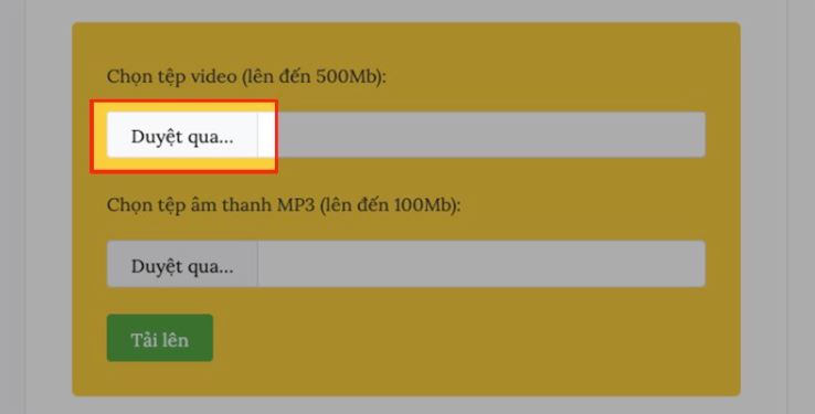 Cách ghép nhạc vào video với Add Audio to Video