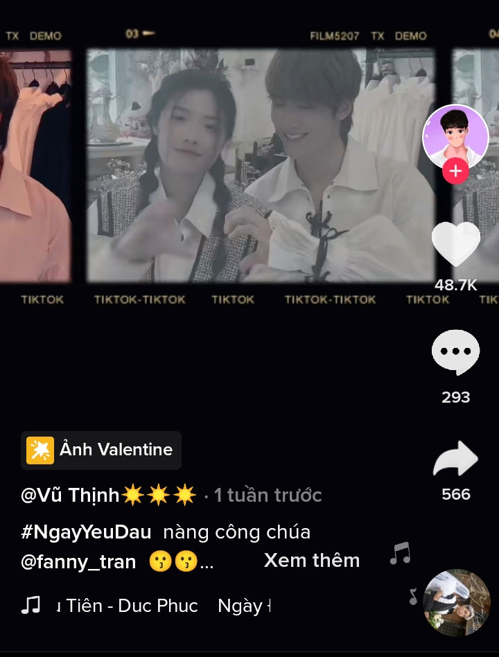 Trend ngày yêu đầu Trend ngày yêu đầu