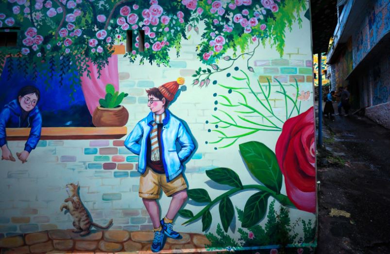 Phố bích họa Dốc Nhà Làng