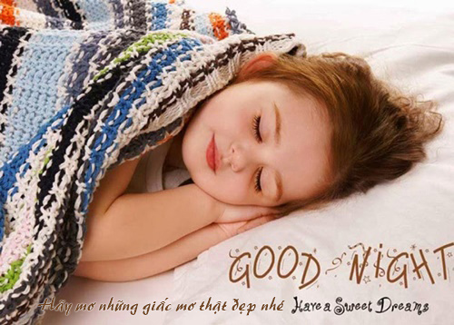 Hình ảnh chúc ngủ ngon đẹp, dễ thương 1