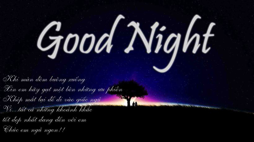 Hình ảnh chúc ngủ ngon đẹp, dễ thương 17