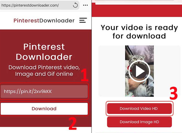 Cách tải video trên Pinterest Cách tải video trên Pinterest