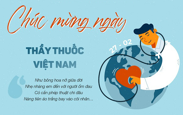 Mẫu thiệp chúc mừng ngày 27/2 24