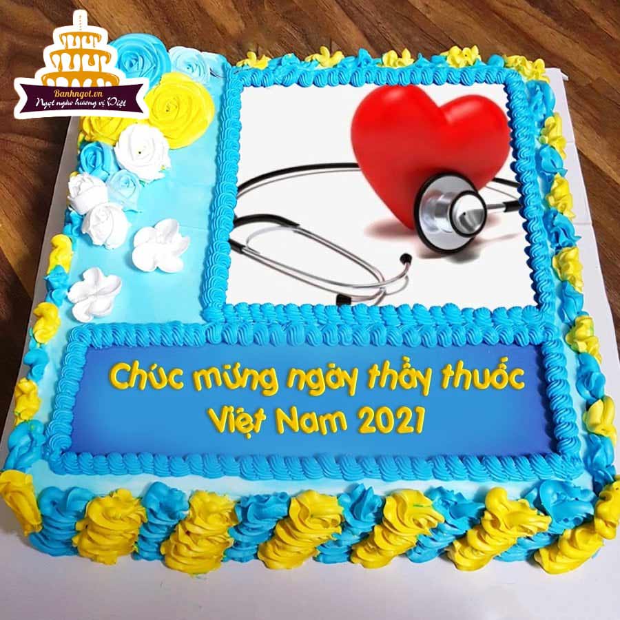 Mẫu bánh sinh nhật ngày Thầy thuốc Việt Nam 10