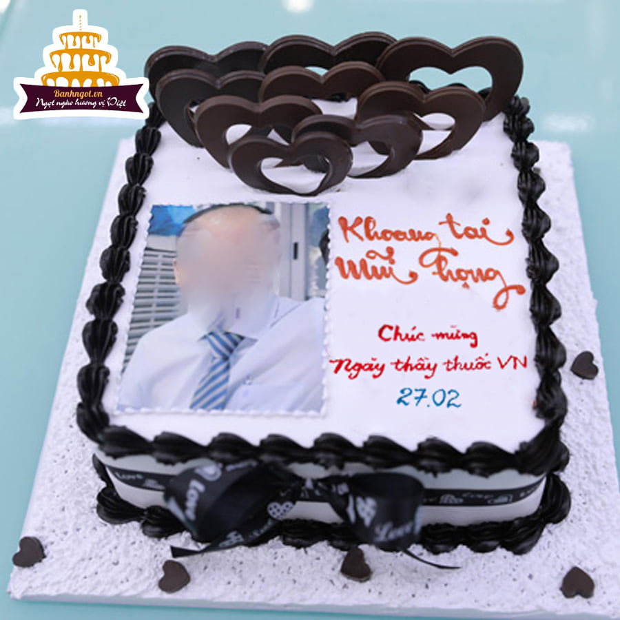 Mẫu bánh sinh nhật ngày Thầy thuốc Việt Nam 11