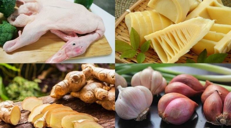 Cách nấu vịt xáo măng tươi