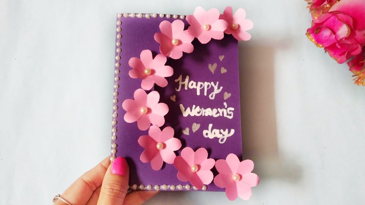 Những mẫu làm thiệp 8/3 handmade đẹp nhất