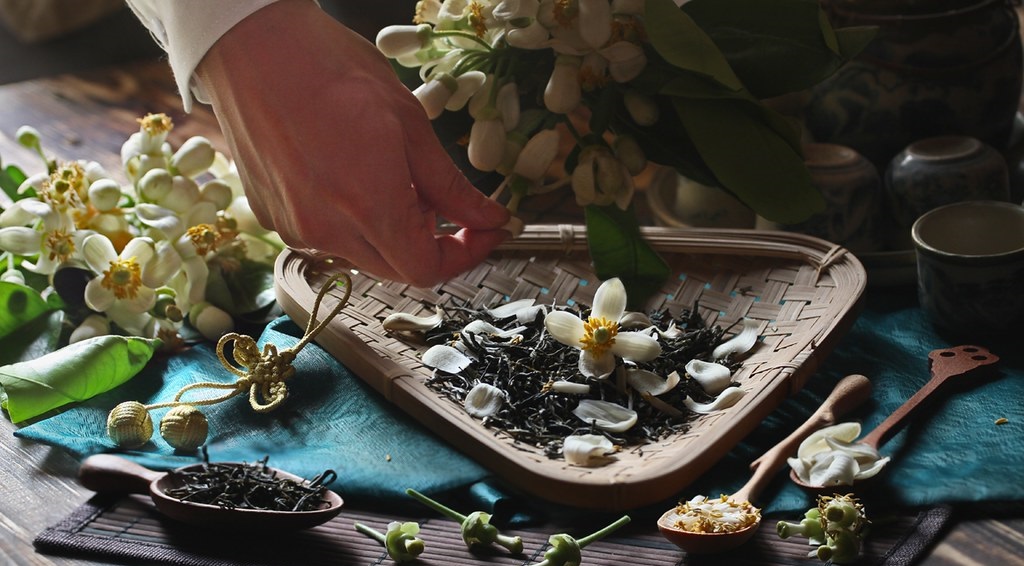 Cách ướp trà hoa bưởi