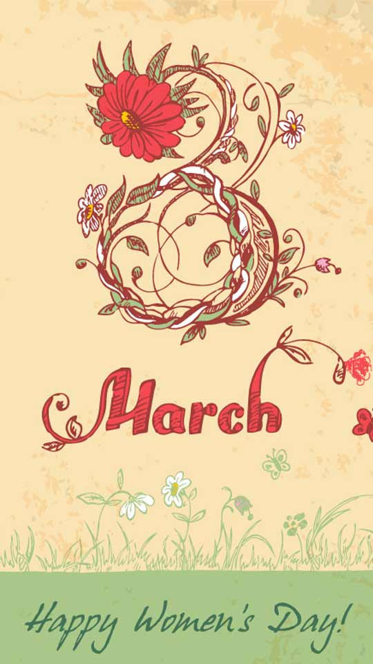 Hình nền 8/3 cho điện thoại Hình nền 8/3 cho điện thoại