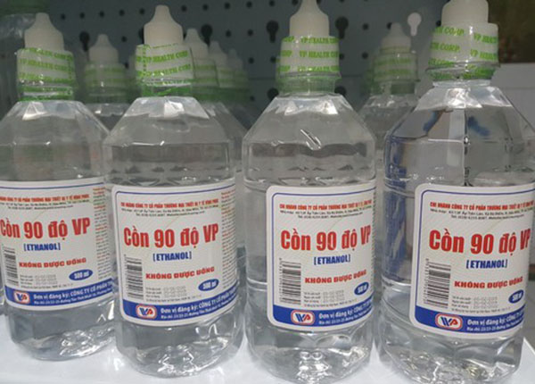 Cồn 90 độ đốt có cháy không?