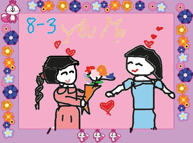 Bài thơ về ngày 8/3 cho trẻ mầm non hay, ngắn, dễ thuộc Bài thơ về ngày 8/3 cho trẻ mầm non hay, ngắn, dễ thuộc