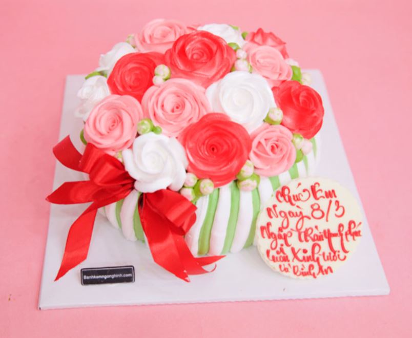 Bánh kem 8/3 đẹp