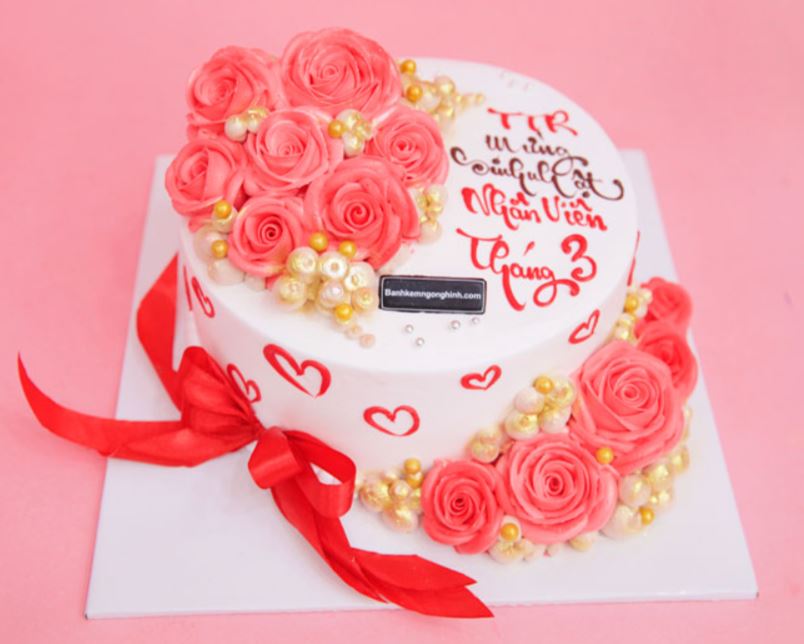 Bánh kem 8 tháng 3 đẹp