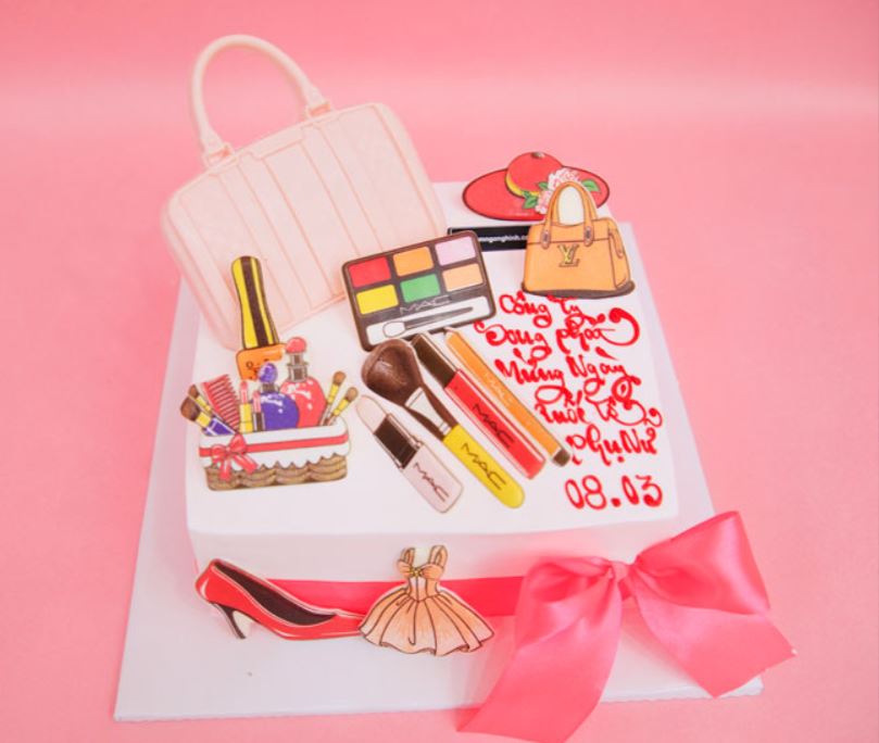 mẫu bánh kem 8/3 đẹp