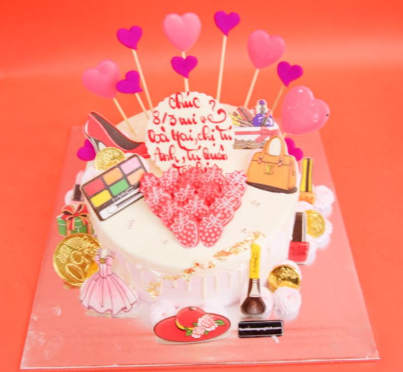 Bánh kem mừng 8/3