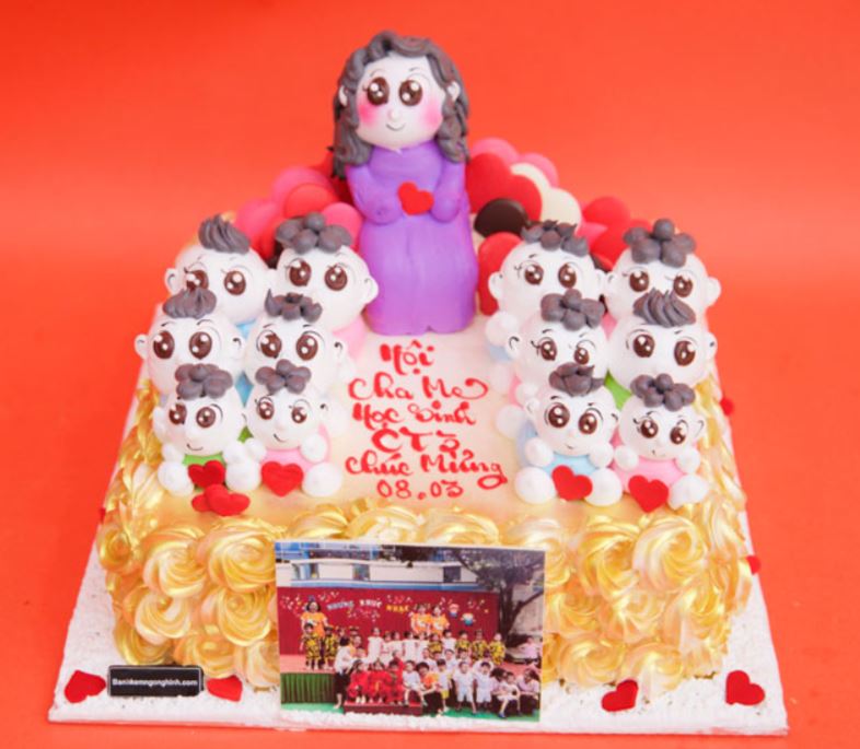 Bánh kem mừng 8/3