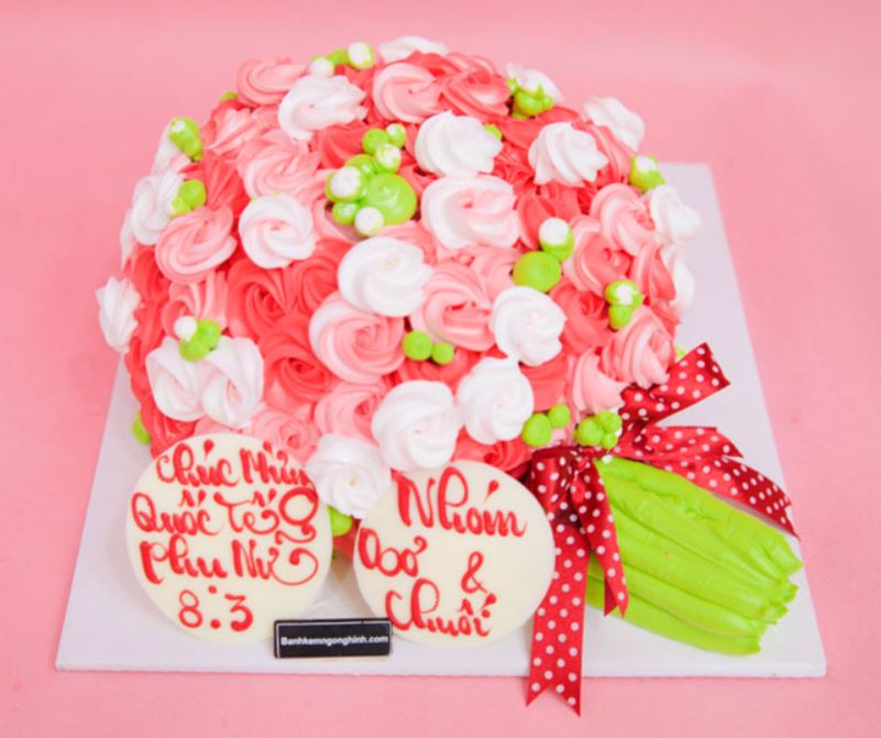 Bánh kem ngày 8 tháng 3 cực đẹp