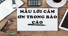 15+ Lời cảm ơn báo cáo thực tập ngắn gọn hay nhất