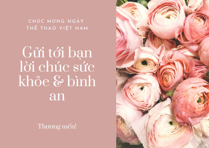 Thiệp chúc mừng Ngày Thể thao Việt Nam Thiệp chúc mừng Ngày Thể thao Việt Nam