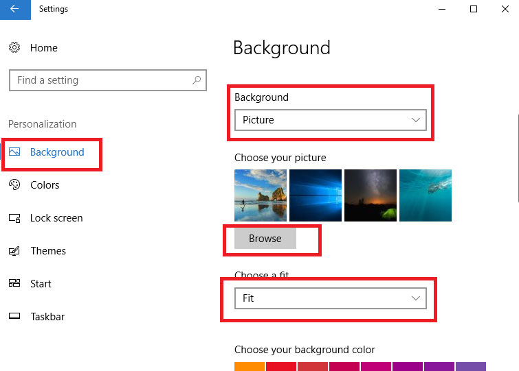 Cách đổi hình nền máy tính Cách đổi hình nền máy tính